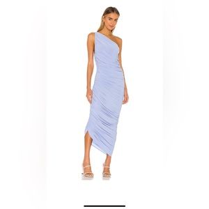 Norma Kamali Diana Gown, Celestial Blue